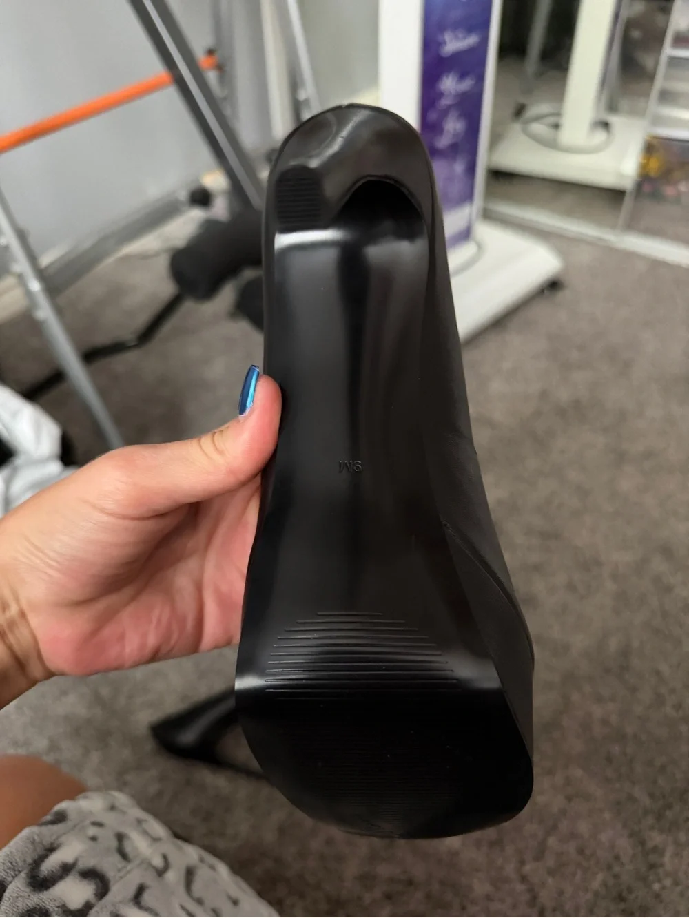 Guess Black Peep-Toe Platform Pumps